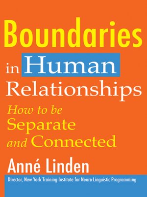 cover image of Boundaries in Human Relationships